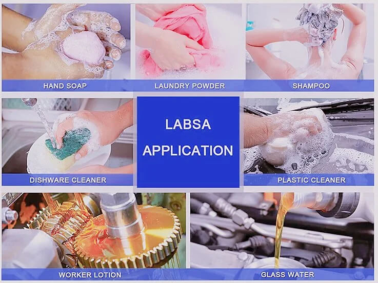 LABSA (linear alkyl benzene sulfonic acid) uses